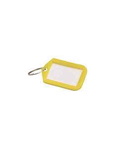 THIRARD - Lot de 5 portes-étiquettes jaune 49.5x29mm - THIRARD