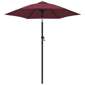 vidaXL Parasol Bordeaux 200x224 cm Aluminium