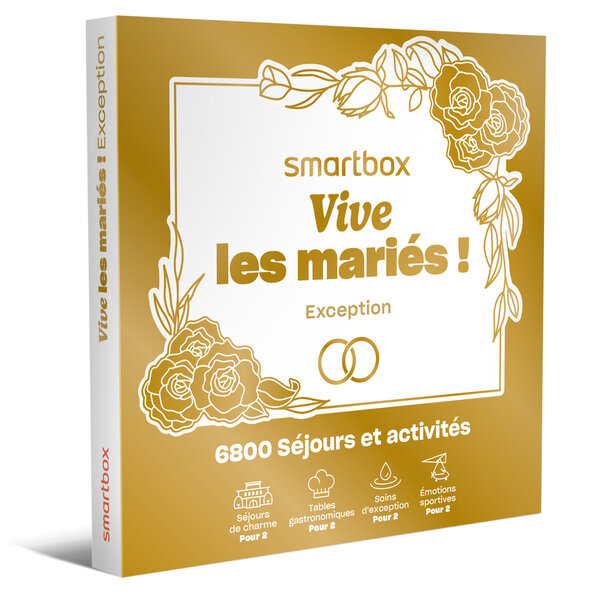 SMARTBOX - Coffret Cadeau Vive les mariés ! Exception -  Multi-thèmes