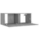 vidaXL Ensemble de meubles TV 5 Pièces Sonoma gris Bois d'ingénierie
