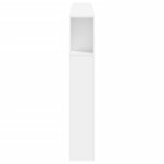 vidaXL Tête de lit à LED blanc 200x18 5x103 5 cm bois d'ingénierie