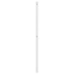 vidaXL Tête de lit métal blanc 150 cm