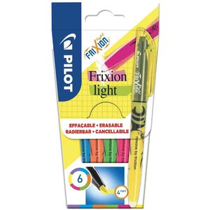 Surligneur FRIXION light étui de 6 PILOT