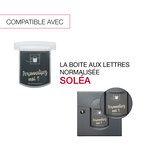 Porte-nom boite aux lettres soléa renz