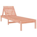 vidaXL Chaise longue 199 5x60x74 cm bois massif de douglas