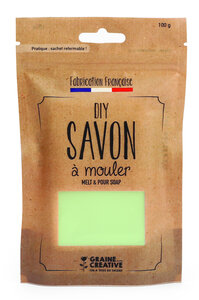 Pain de savon 100 g Opaque Vert d'eau