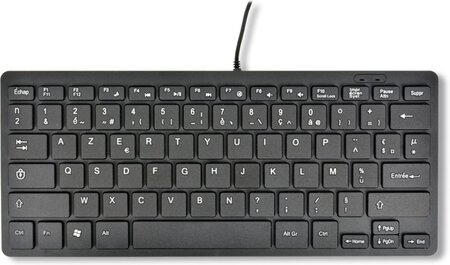 Mini clavier avec fil - Noir