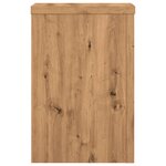 vidaXL Supports pour plantes 2 Pièces chêne artisanal bois d'ingénierie