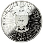 PISCES Zodiac Signs Argent Coin 500 Francs CFA Cameroon 2023