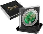 Pièce de monnaie en Argent 5 Dollars g 31.1 (1 oz) Millésime 2024 Precious Earth EMERALD