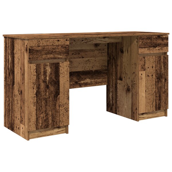 Bureau en bois ancien 140x49x76 cm en bois d'ingénierie
