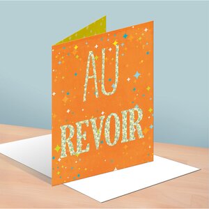 Carte Au Revoir Très Grand Format - Draeger paris