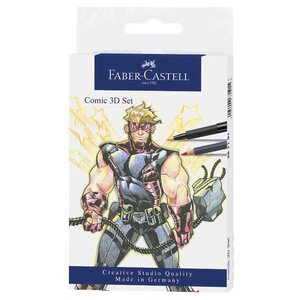 Feutre pitt artist pen kit comic illustration faber-castell