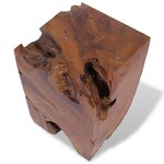 vidaXL Tabouret Bois de teck massif