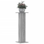 vidaXL Supports pour plantes 2 Pièces sonoma gris bois d'ingénierie
