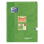 Cahier piqûre EASYBOOK KRAFT24 x 32 cm 96p 90g coloris aléatoire OXFORD