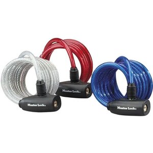 Antivol câble 8127EURDPRO - 1 8 m x 8 mm - Acier torsadé - Bleu