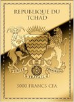 Pièce de monnaie en Or 5000 Francs g 0.155 (1/200 oz) Millésime 2024 Gold Gift TUTANKHAMUN