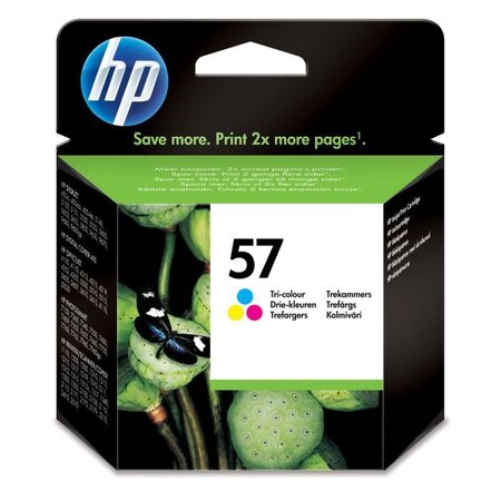 Hp 57 cartouche d'encre trois couleurs authentique pour hp psc 1217/1311/1355 (c6657ae)