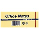 Office Notes, 125 x 75 mm, jaune TESA