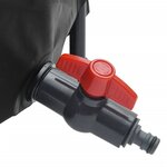 vidaXL Réservoir d'eau avec robinet pliable 250 L PVC
