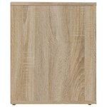 vidaXL Tables de chevet 2 Pièces Chêne sonoma 50x39x47 cm