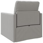 vidaXL Sofa-lit 2-en-1 Gris nuage 74x77x81 cm en tissu