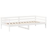 vidaXL Ensemble de lit de jour et de banc et toit 90x200 cm pin massif