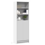 vidaXL Buffet haut avec LED blanc 69x32 5x200 cm bois d’ingénierie