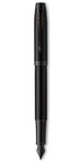 PARKER IM Monochrome Stylo plume  Noir Mat  Plume fine  encre bleue  Coffret cadeau