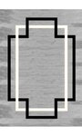 Tapis de salon PROFIL 120 x 180 cm - Gris