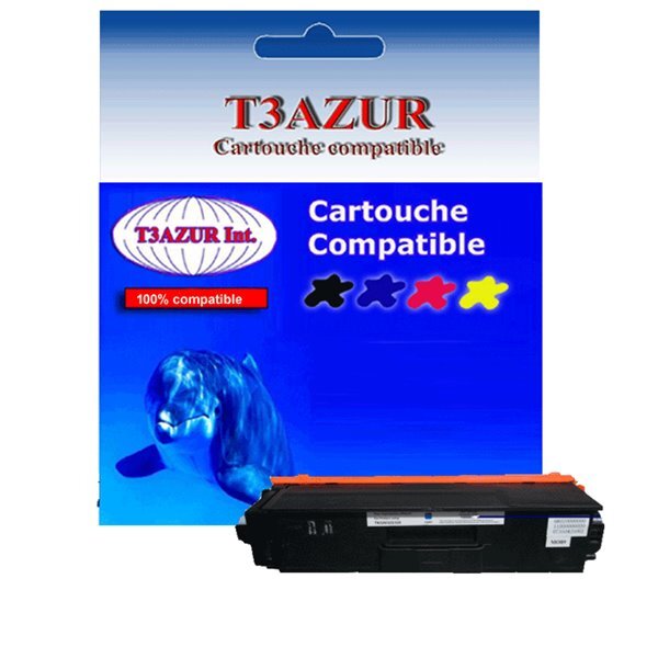 Toner compatible avec Brother TN325 TN326 TN329 pour Brother HL-L8250CDN, HL-L8350CDW Cyan - 3 500 pages - T3AZUR