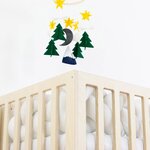Lit bébé KIPPY 60 x 120 blanc et naturel