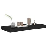 vidaXL Étagères murales flottantes 4 Pièces noir 60x23 5x3 8 cm MDF