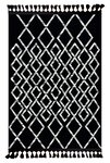 Tapis de salon FAS 160 x 230 cm - Noir