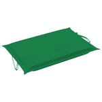 vidaXL Chaise longue de jardin avec coussin Bois d'acacia solide