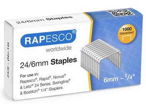 Boite de 1000 agrafes 24/8, galvanisées RAPESCO
