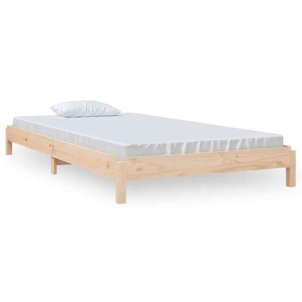 vidaXL Lit empilable 90x200 cm Bois de pin massif