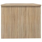 vidaXL Table basse chêne sonoma 80x50x42 5 cm bois d'ingénierie