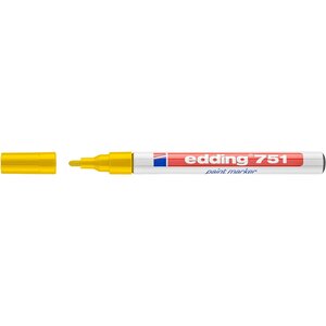 Marqueur Peinture 751 Jaune Pointe Ronde 1-2 mm EDDING
