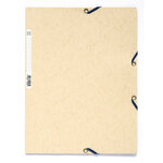 Chemise 3 rabats à élastiques carte lustrée 400g/m2 Nature Future® - A4 Ivoire EXACOMPTA