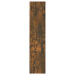 vidaXL Bibliothèque/Séparateur de pièce Chêne fumé 40x30x135 cm