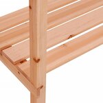 vidaXL Table à plantes avec étagères marron 78x38x82 5cm bois de sapin