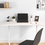 vidaXL Dessus de bureau blanc 100x60x2 5 cm bois massif de pin