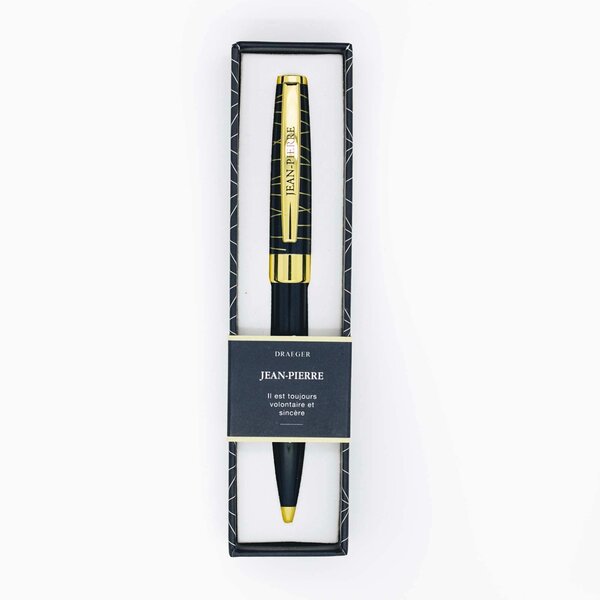 Stylo bille prénom homme Pastel Chic - Jean-Pierre - Draeger