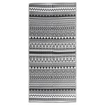 vidaXL Tapis d'extérieur Noir 80x150 cm PP