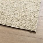 vidaXL Tapis shaggy PAMPLONA poils longs moderne doré 80x150 cm