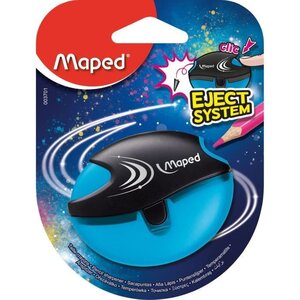 MAPED - TAILLE-CRAYONS AVEC RESERVE GALACTIC AVEC EJECTE MINE, 1 usage, coloris unique BLEU, en blister- E-COMMERCE