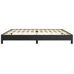 vidaXL Cadre de lit sans matelas noir 200x200 cm similicuir