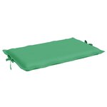 vidaXL Coussin de chaise longue vert 186x58x3 cm tissu oxford